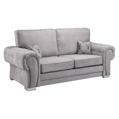 Product photograph of Verona Grey 3 Seater Sofa from Choice Furniture Superstore