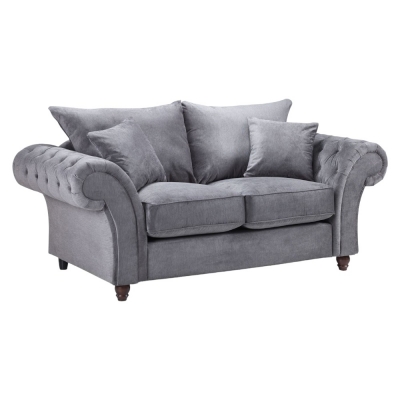 Product photograph of Windsor Fullback Grey 2 Seater Sofa from Choice Furniture Superstore