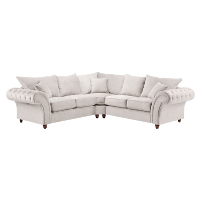 Product photograph of Windsor Fullback Stone Large Corner Sofa from Choice Furniture Superstore