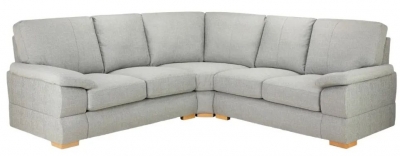 Product photograph of Bento Silver Large Corner Sofa from Choice Furniture Superstore