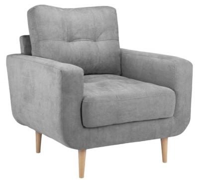 Product photograph of Aurora Grey Armchair from Choice Furniture Superstore