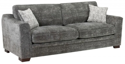 Product photograph of Astrid Grey 4 Seater Sofa from Choice Furniture Superstore