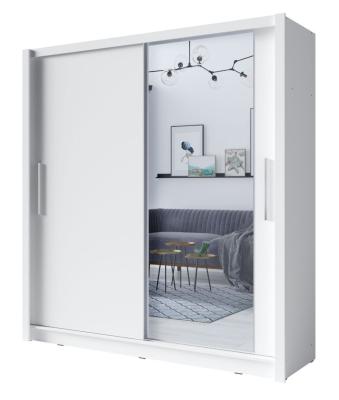 Baku White 2 Door Sliding Wardrobe