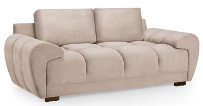 Azzuro Mocha Velvet Fabric 2 Seater Sofa