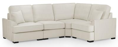 Funk Beige Fabric Universal Corner Sofa