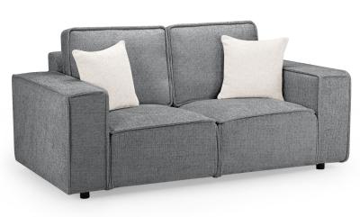 Mary Slate Grey Fabric 2 Seater Sofa