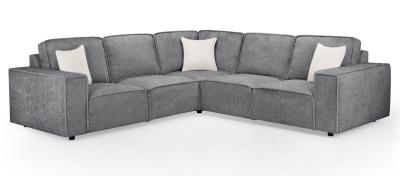 Mary Slate Grey Large Corner Sofa Suite