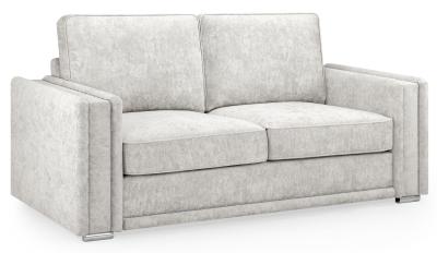 Bentley Silver Fabric 3 Seater Sofa