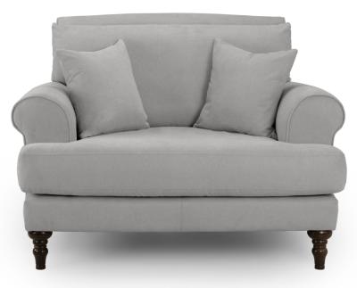 Summer Grey Fabric Armchair