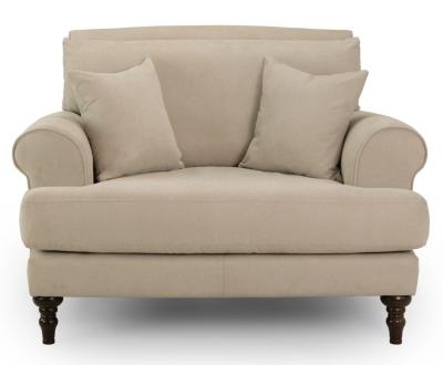 Summer Beige Fabric Armchair