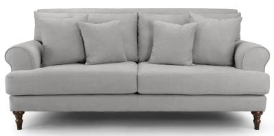 Summer Grey Fabric 3 Seater Sofa