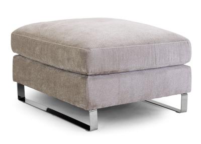 Kingston Beige Fabric Footstool