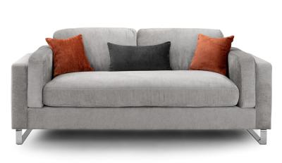 Kingston Grey Fabric 3 Seater Sofa