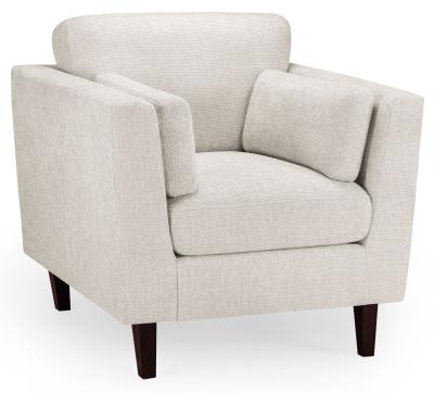 Aida Beige Fabric Armchair