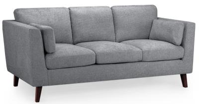 Aida Grey Fabric 3 Seater Sofa