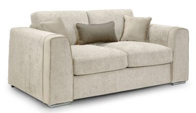 Naples Beige Fabric 2 Seater Sofa