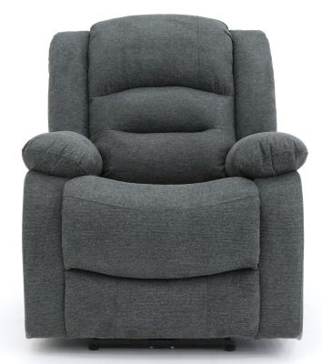 Alva Graphite Fabric Electric Recliner Armchair