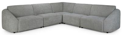 Tucano Grey Fabric Modular Large Corner Sofa