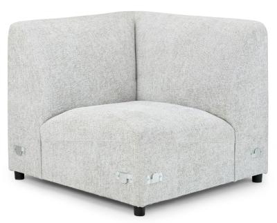 Tucano Ivory Fabric Modular Corner Sofa