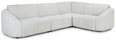 Tucano Ivory Fabric Right Hand Facing Modular Corner Sofa