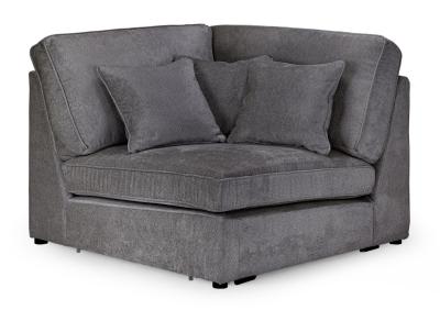 Kiana Grey Fabric Modular Corner Sofa