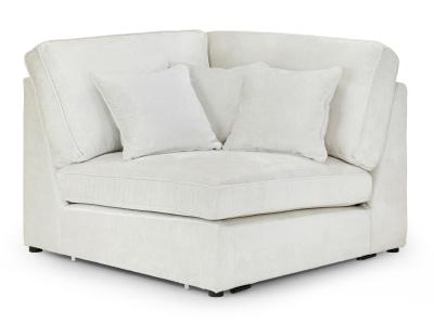 Kiana Ivory Fabric Modular Corner Sofa