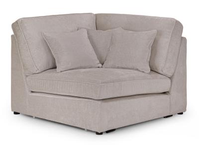 Kiana Mocha Fabric Modular Corner Sofa