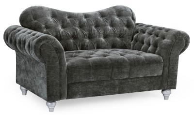 Jubilee Charcoal Fabric 2 Seater Sofa