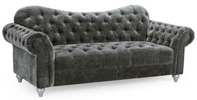 Jubilee Charcoal Fabric 3 Seater Sofa