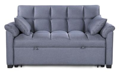 Luana Grey Fabric 2 Seater Pull Out Sofabed