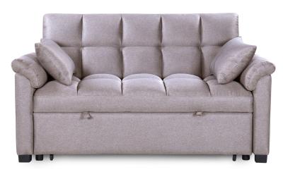 Luana Mocha Fabric 2 Seater Pull Out Sofabed