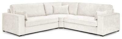 Sterling Ivory Fabric Large Corner Sofa