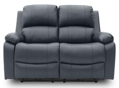 Axel Grey Faux Leather Electric Recliner 2 Seater Sofa