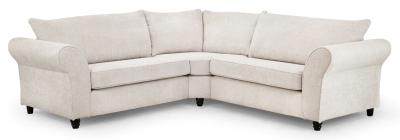 Ashley Cream Fabric Large Corner Sofa