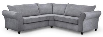 Ashley Slate Fabric Large Corner Sofa