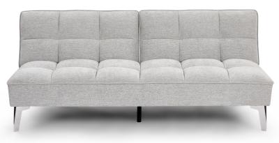 Carys Light Grey Fabric 3 Seater Click Clack Sofabed