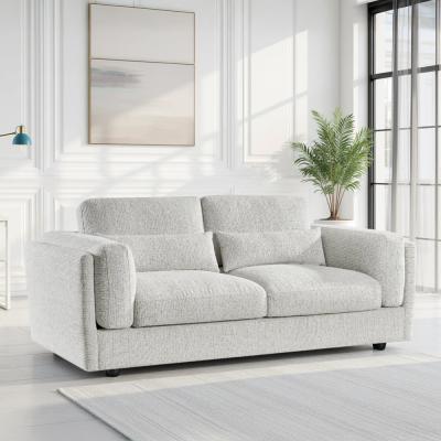 Bari Sofa - Beige Fabric - 3 Seater