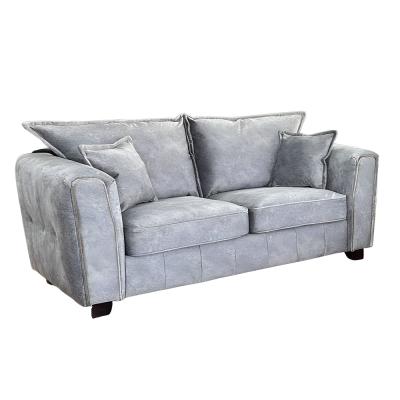 Serena Sofa - Silver Grey Fabric - 2 Seater