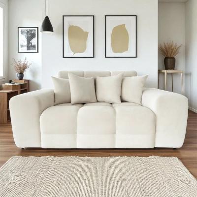 Jacob Sofa - Natural Fabric - 2 Seater