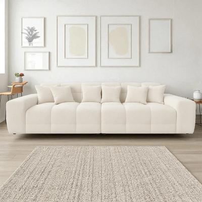 Jacob Sofa - Natural Fabric - 4 Seater