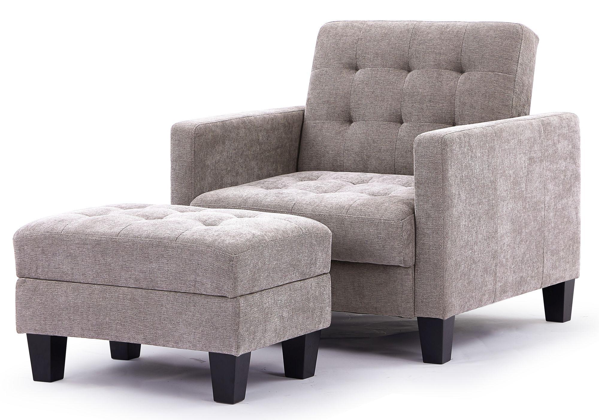 Halia Beige Fabric Click Clack Chair Bed