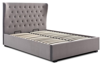 Product photograph of Kensington Velvet Ottoman Storage Bed from Choice Furniture Superstore