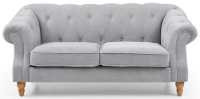 Product photograph of Celeste 3 Seater Chesterfield Sofa- Comes In Grey And Ink Velvet from Choice Furniture Superstore