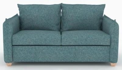 Oliver Piero Teal Fabric 2 Seater Sofa Bed