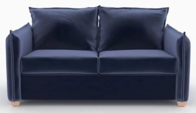 Oliver Sunningdale Midnight Blue Fabric 2 Seater Sofa Bed