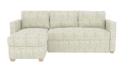 Product photograph of Oscar Piero Spring Fabric Corner Sofa Bed from Choice Furniture Superstore