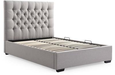 Elisa Grey Wool Multilift Ottoman Storage Bed Sizes Available