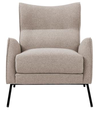 Chloe Cream Fabric Accent Armchair