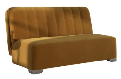 Jude Yellow Sunningdale Saffron 2 Seater Fabric Pull Out Sofa Bed