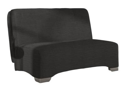 Product photograph of Orla Charcoal Dalton 2 Seater Fabric Pull Out Sofa Bed from Choice Furniture Superstore